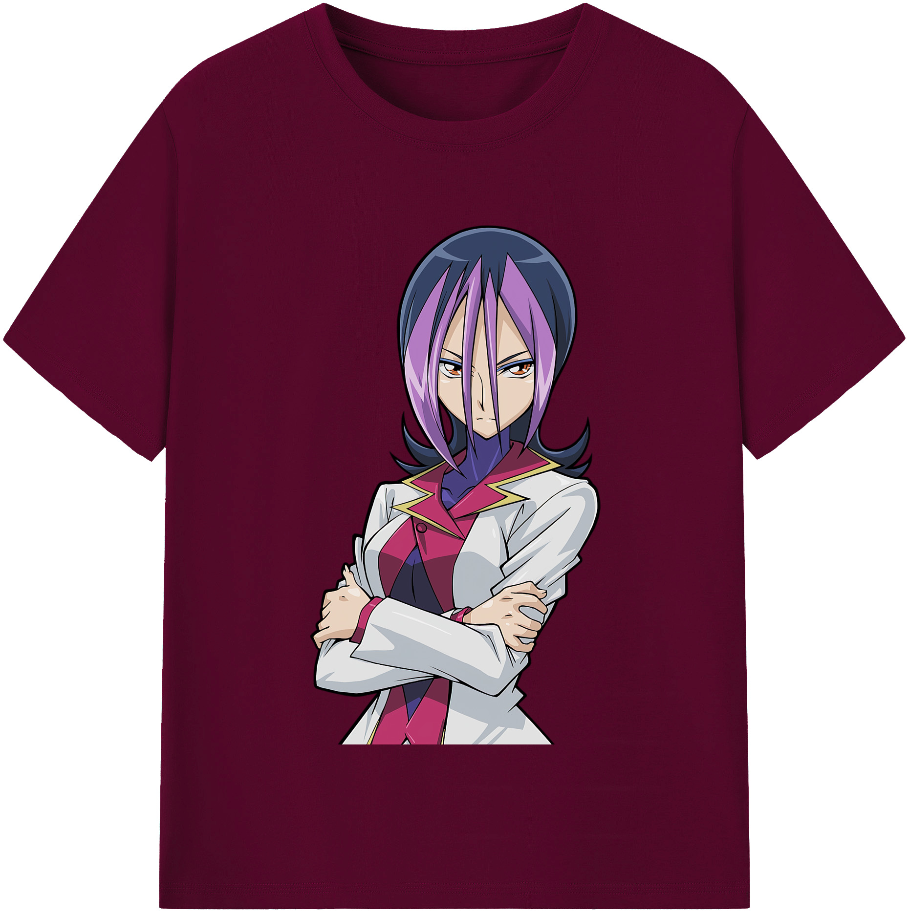 （画像用） 遊☆戯☆王 Yu-Gi-Oh! レディースカジュアルプリントTシャツ（綿100％）
